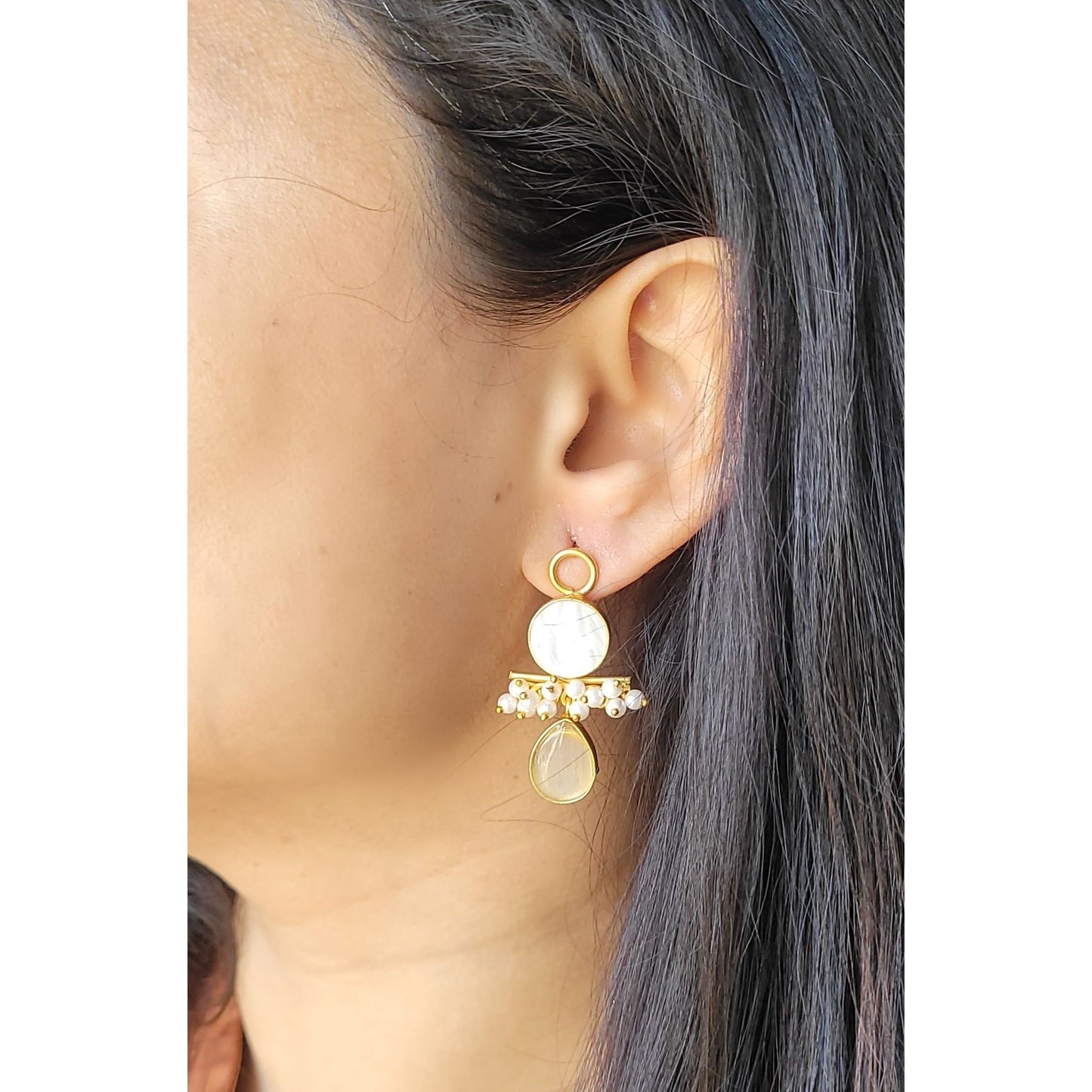 IVORY INDIRA DROPS