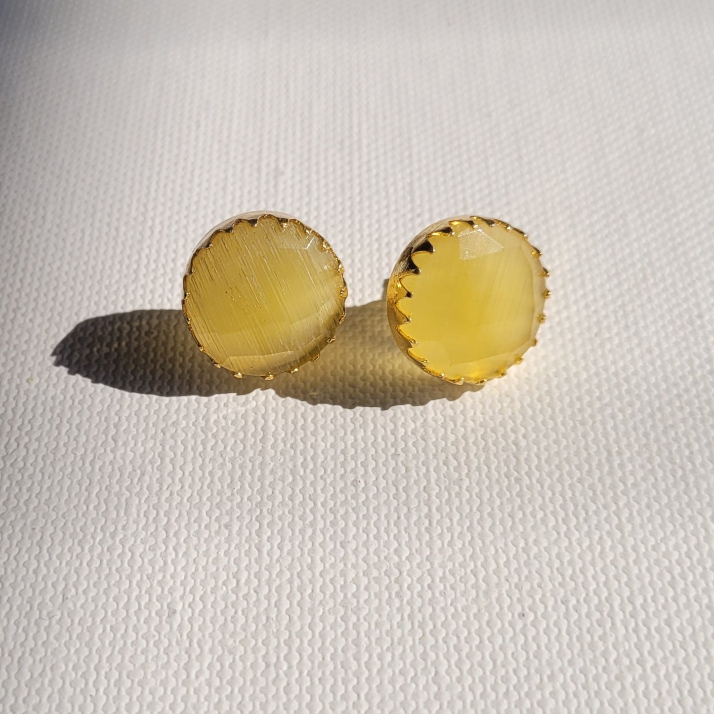 YELLOW YOGITA STUDS