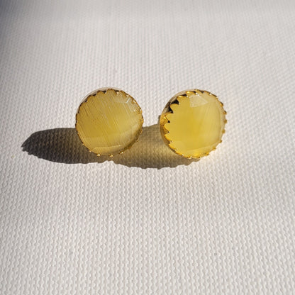YELLOW YOGITA STUDS