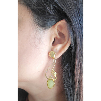 YELLOW YASHIKA DANGLERS