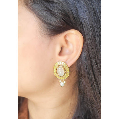IVORY PAVANI STUDS