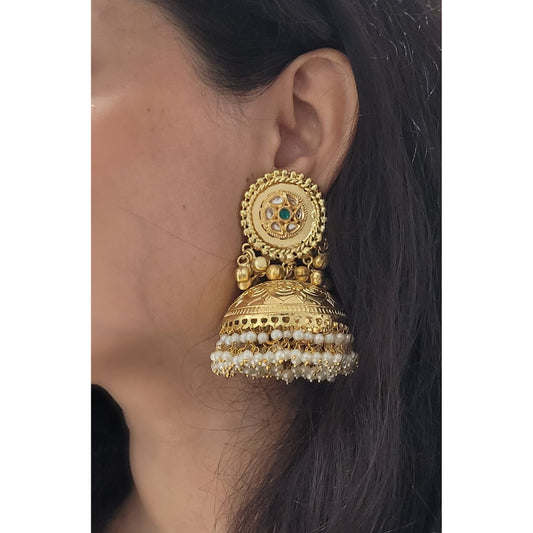GOLDEN ARISA JHUMKA